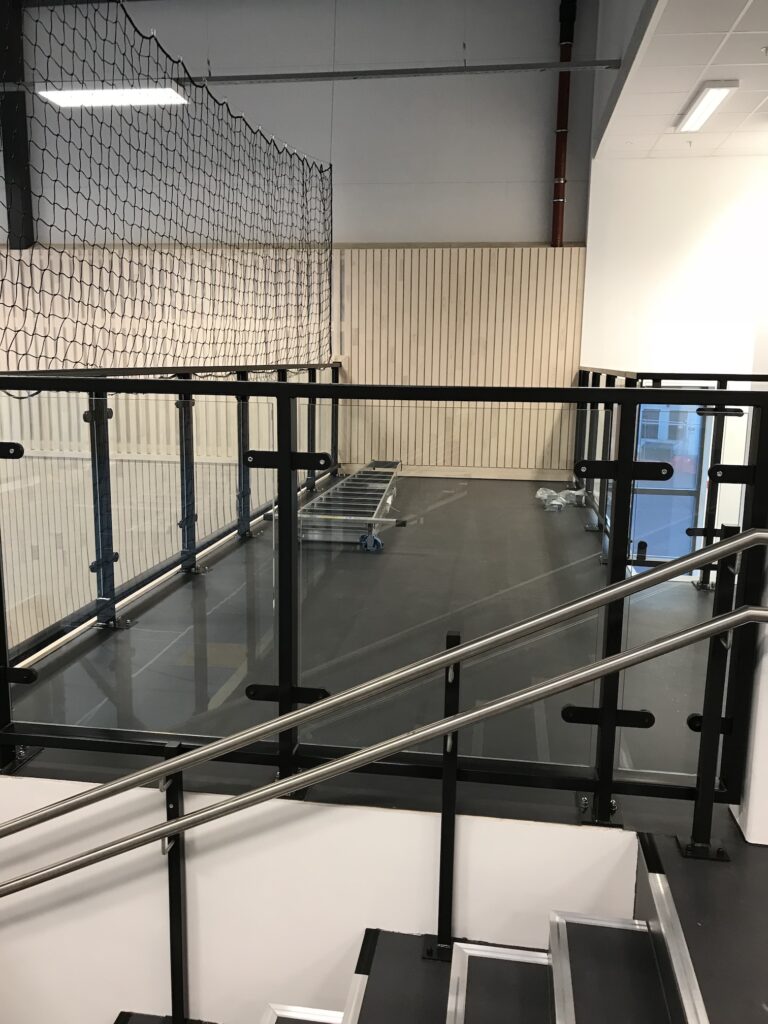 Daugiafunkcinis sporto kompleksas. Årvoll flerbrukshall, Oslas. Gamyba ir montavimas (2)